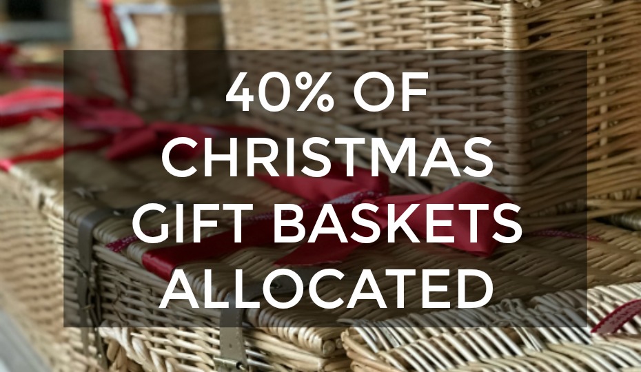 Buy Your Christmas Gift Basket Soon - We are 40% allocated