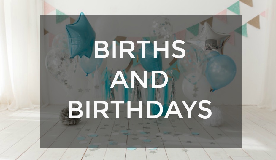 Births and Birthdays: July Gift Ideas