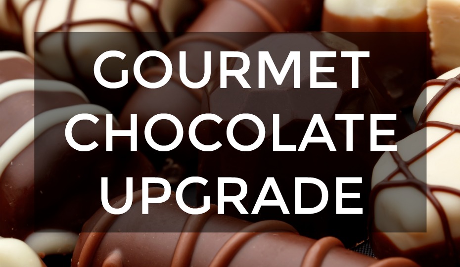 Gourmet Chocolate Upgrade in Christmas Gift Baskets