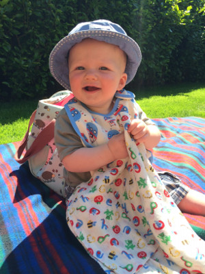 New To Baby BasketsGalore - Frugi Muslins and Bibs
