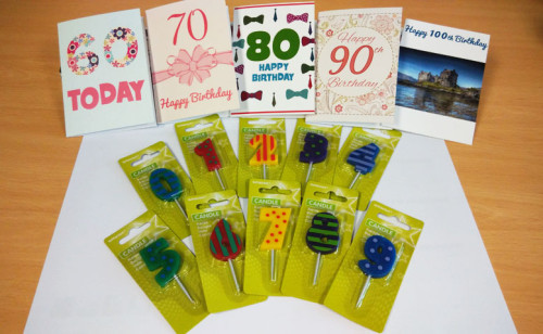 Age Candles and Cards