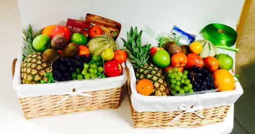 Gluten Free Fruit & Biscuits Basket+Extra Fruity