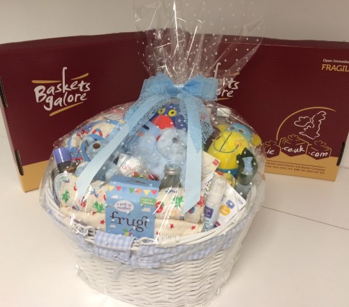 Personalised Baby Boy Gift Basket For Our Family Members
