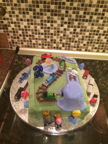 Rowan's 2nd birthday cake