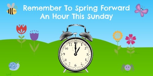 Spring forward clocks