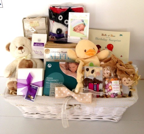 Baby gift basket created by Katherine