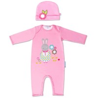 Betty the Bunny Playsuit and Hat set