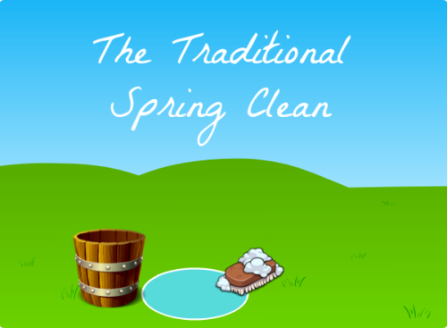 traditional spring clean