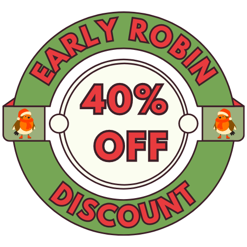 Early Robin 40% Off Discount