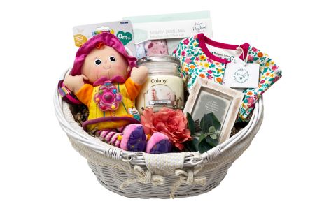 New Arrival Baby Gift Basket Girl 