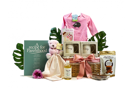 Recipe For Parenthood Baby Girl Gift Basket