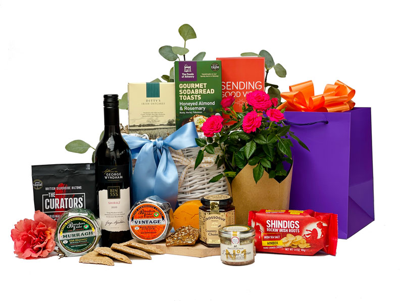 Savoury Bouquet Flower Gift Basket