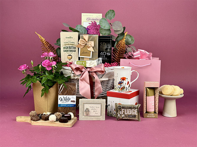Grandma Flowers and Gifts Basket