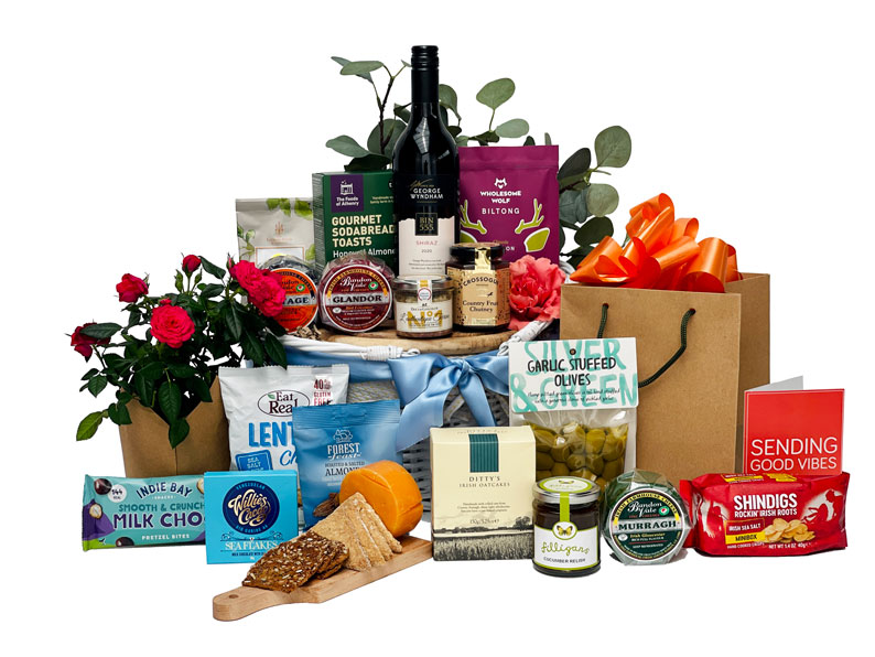 Harvest Flowers Gift Basket