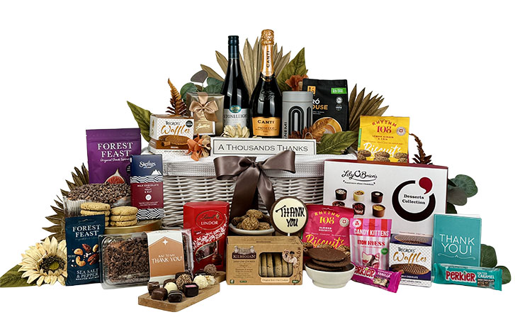 Lost for Words Thank You Gifts Basket