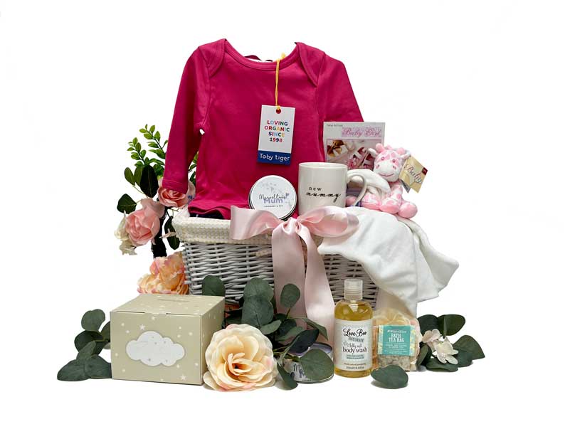Mummy and Baby Girl Gift Basket