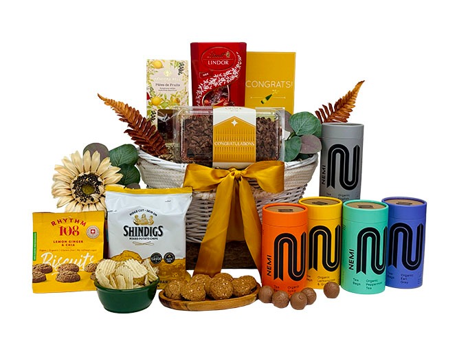 Non-Alcoholic Congratulations Gift Basket
