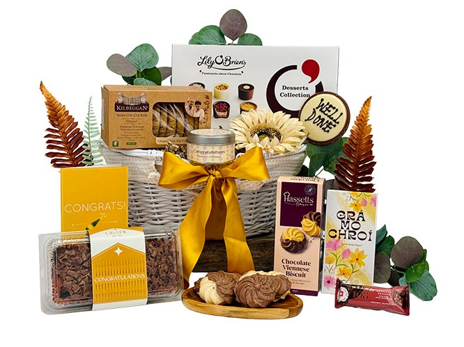 Unique Congratulations Gift Basket