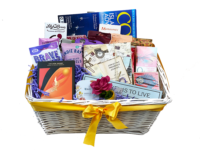 Women's Travel Birthday Gift Basket